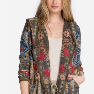 Johnny Was Floral Embroidered Jacket